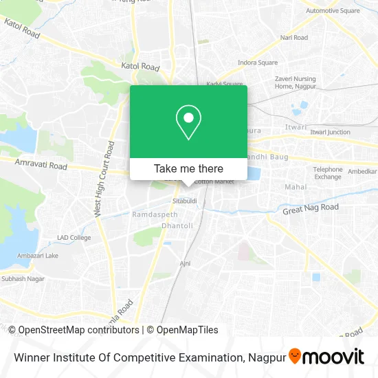 Winner Institute Of Competitive Examination map