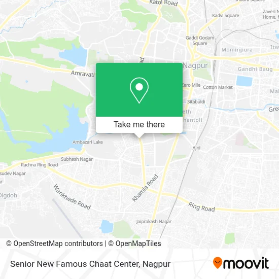 Senior New Famous Chaat Center map