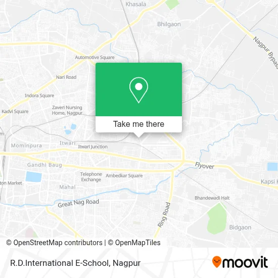 R.D.International E-School map