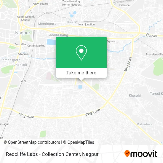Redcliffe Labs - Collection Center map