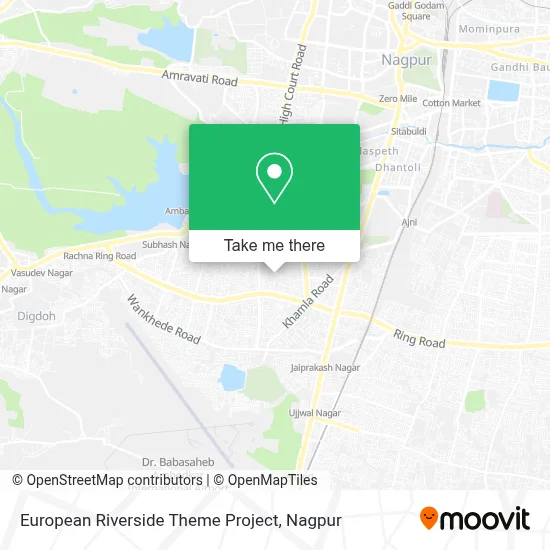 European Riverside Theme Project map