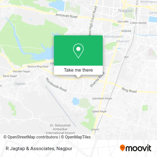 R Jagtap & Associates map