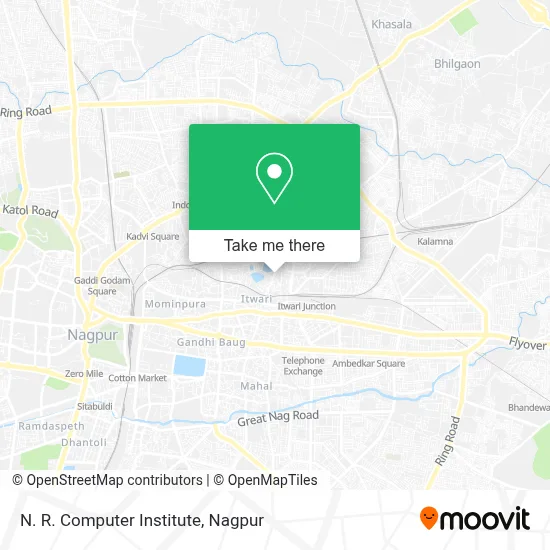 N. R. Computer Institute map