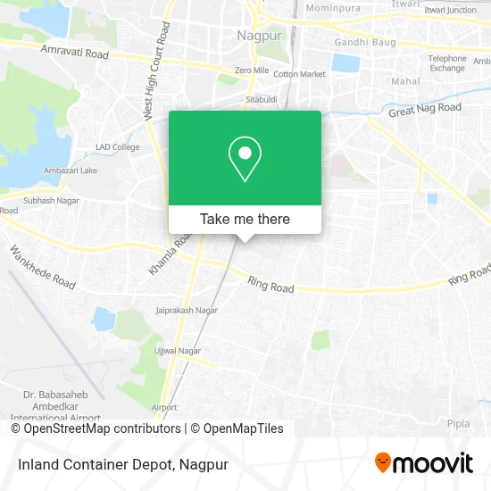 Inland Container Depot map