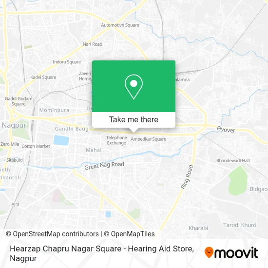 Hearzap Chapru Nagar Square - Hearing Aid Store map