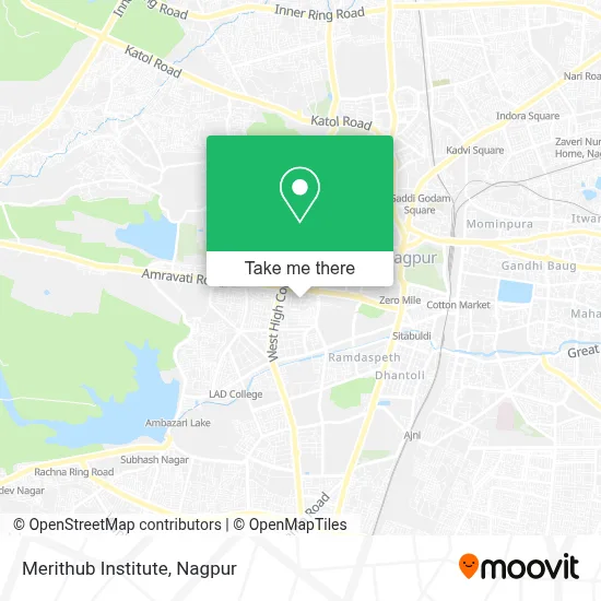 Merithub Institute map