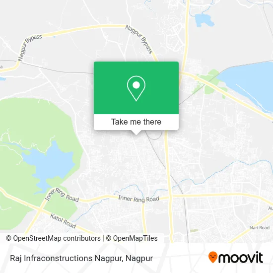 Raj Infraconstructions Nagpur map