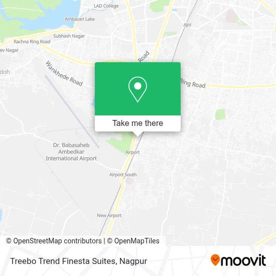 Treebo Trend Finesta Suites map