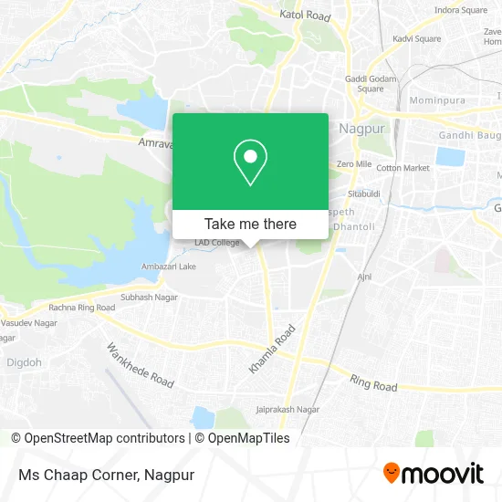 Ms Chaap Corner map