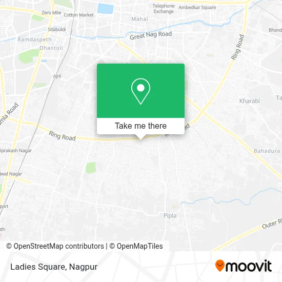 Ladies Square map