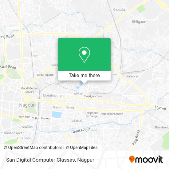 San Digital Computer Classes map