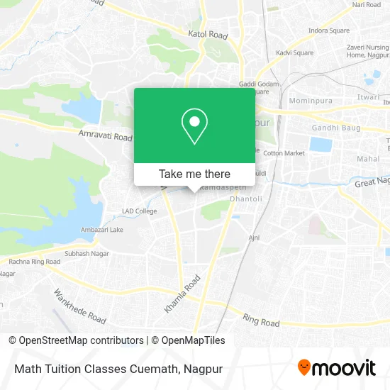 Math Tuition Classes Cuemath map