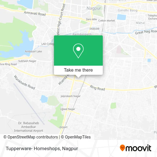 Tupperware- Homeshops map