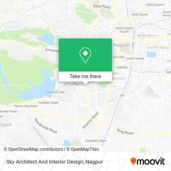 Sky Architect And Interior Design map