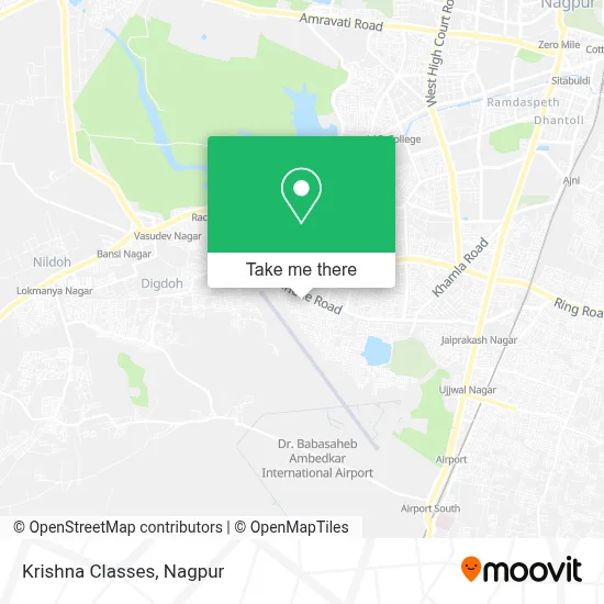 Krishna Classes map