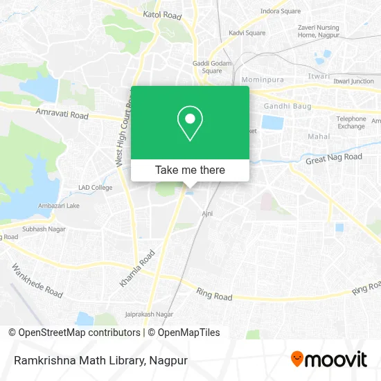 Ramkrishna Math Library map