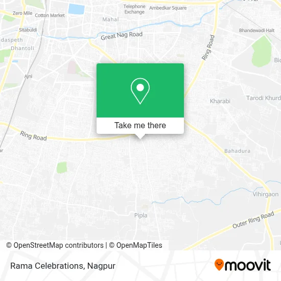 Rama Celebrations map