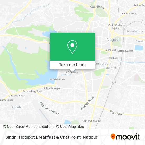 Sindhi Hotspot Breakfast & Chat Point map