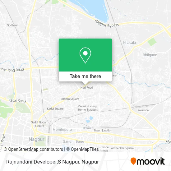 Rajnandani Developer,S Nagpur map
