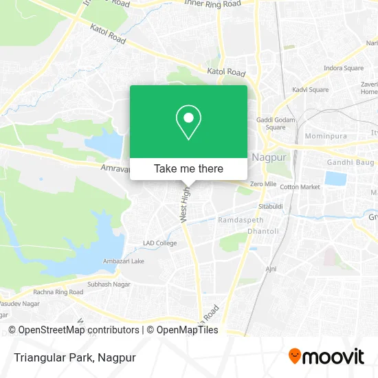 Triangular Park map