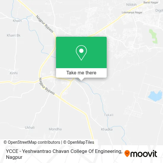 YCCE - Yeshwantrao Chavan College Of Engineering map