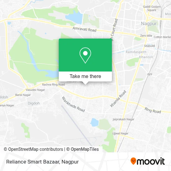 Reliance Smart Bazaar map