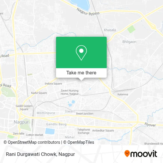 Rani Durgawati Chowk map