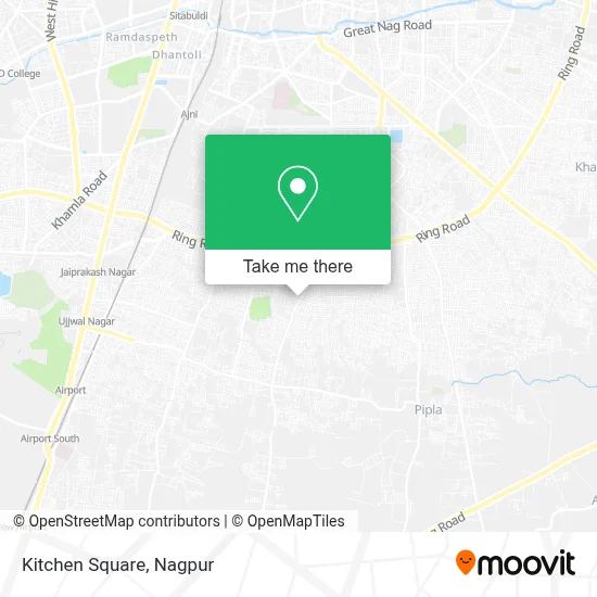 Kitchen Square map