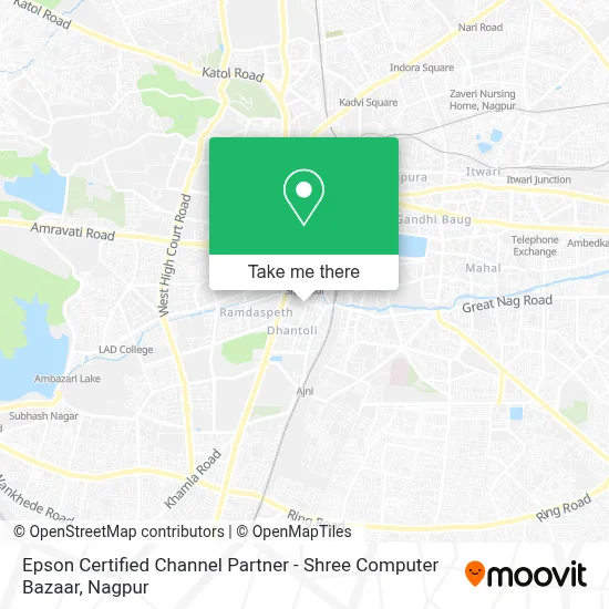 Epson Certified Channel Partner - Shree Computer Bazaar map