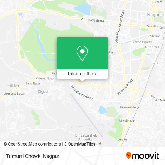 Trimurti Chowk map