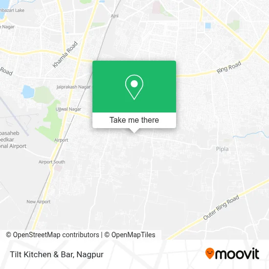 Tilt Kitchen & Bar map