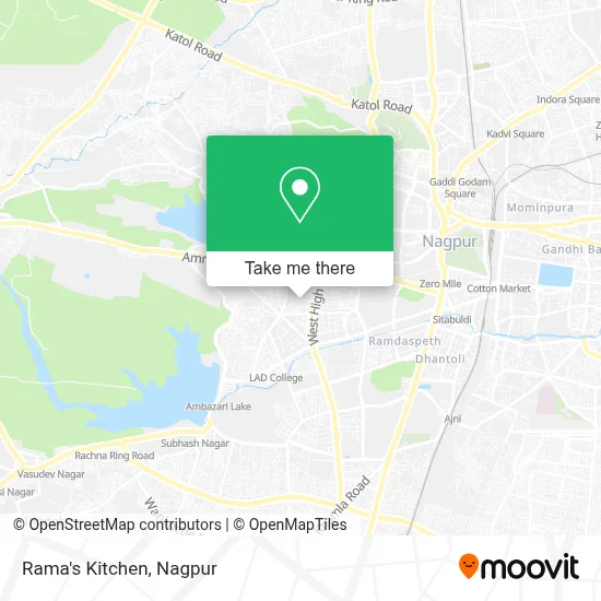 Rama's Kitchen map