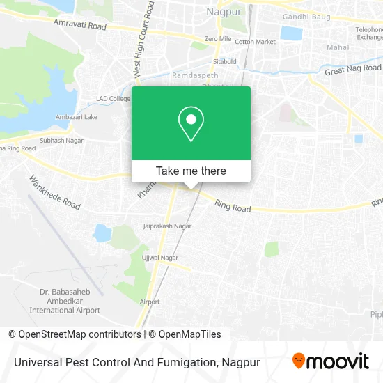 Universal Pest Control And Fumigation map