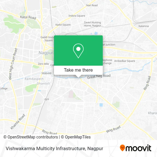 Vishwakarma Multicity Infrastructure map