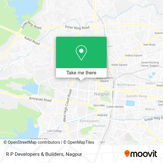 R P Developers & Builders map