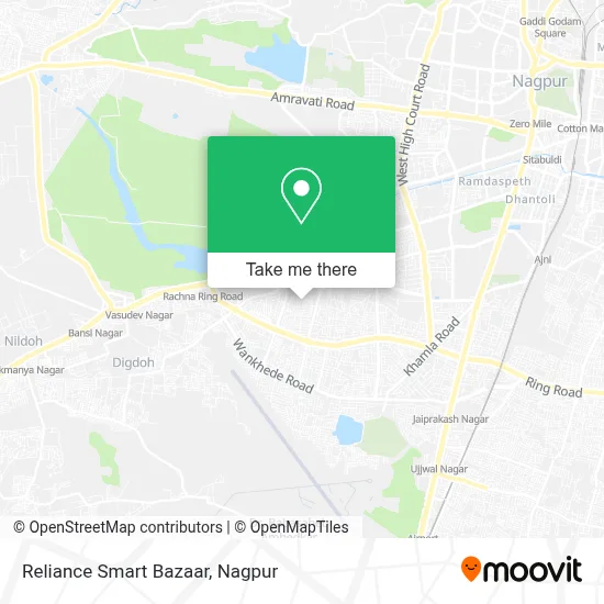 Reliance Smart Bazaar map