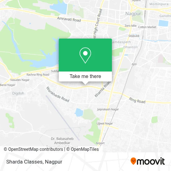Sharda Classes map