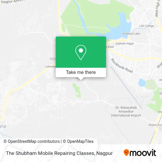 The Shubham Mobile Repairing Classes map