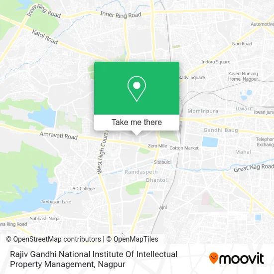 Rajiv Gandhi National Institute Of Intellectual Property Management map