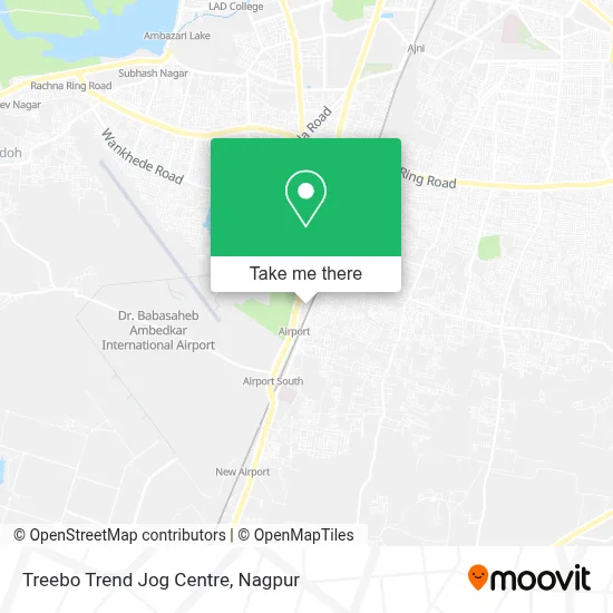 Treebo Trend Jog Centre map