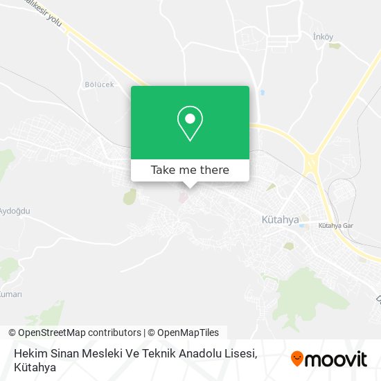 Hekim Sinan Mesleki Ve Teknik Anadolu Lisesi map