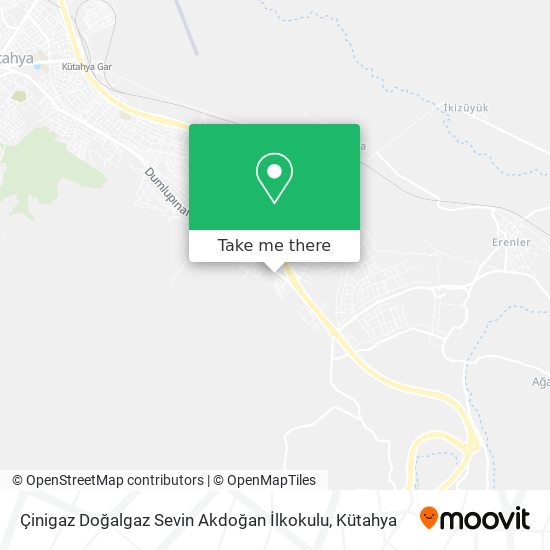 Çinigaz Doğalgaz Sevin Akdoğan İlkokulu map