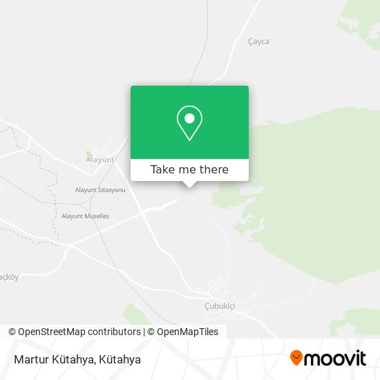 Martur Kütahya map