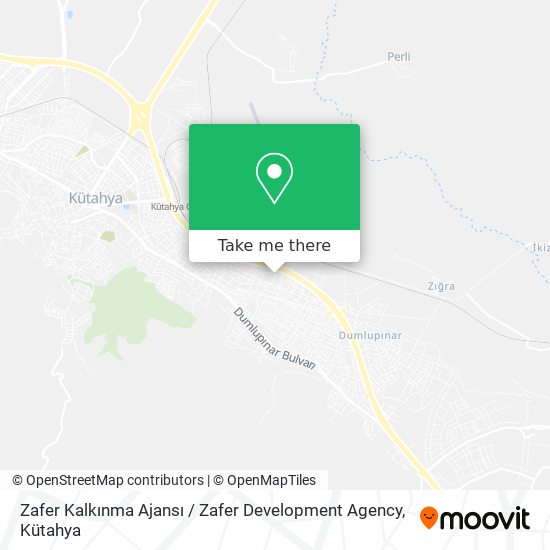 Zafer Kalkınma Ajansı / Zafer Development Agency map