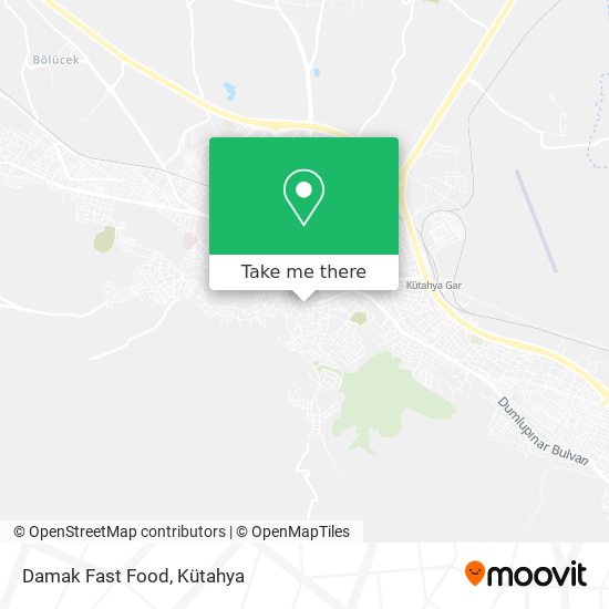 Damak Fast Food map