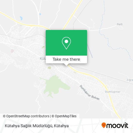 Kütahya Sağlık Müdürlüğü map