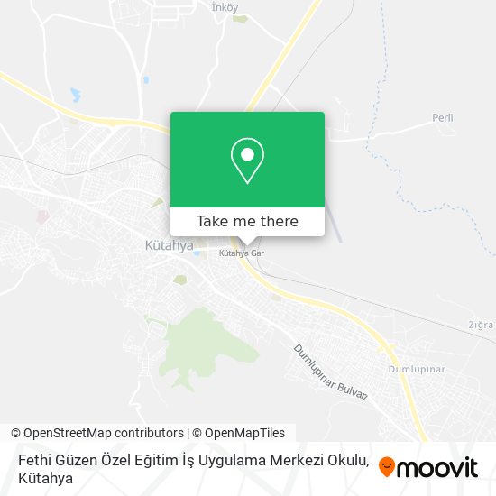 Fethi Güzen Özel Eğitim İş Uygulama Merkezi Okulu map