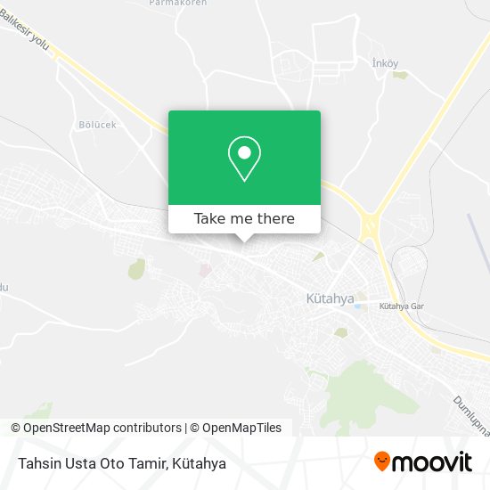 Tahsin Usta Oto Tamir map