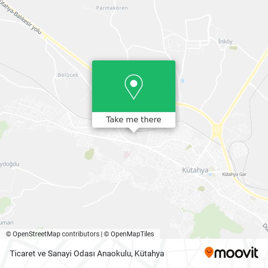 Ticaret ve Sanayi Odası Anaokulu map