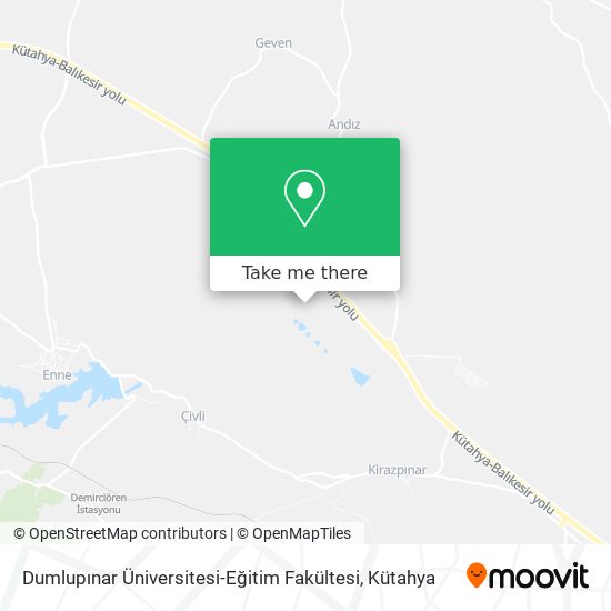 Dumlupınar Üniversitesi-Eğitim Fakültesi map
